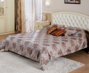 Кровать с мягким изголовьем София шир.1600 мм Сп СФ-8-6