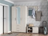 Модульная прихожая Белла Сандал светлый